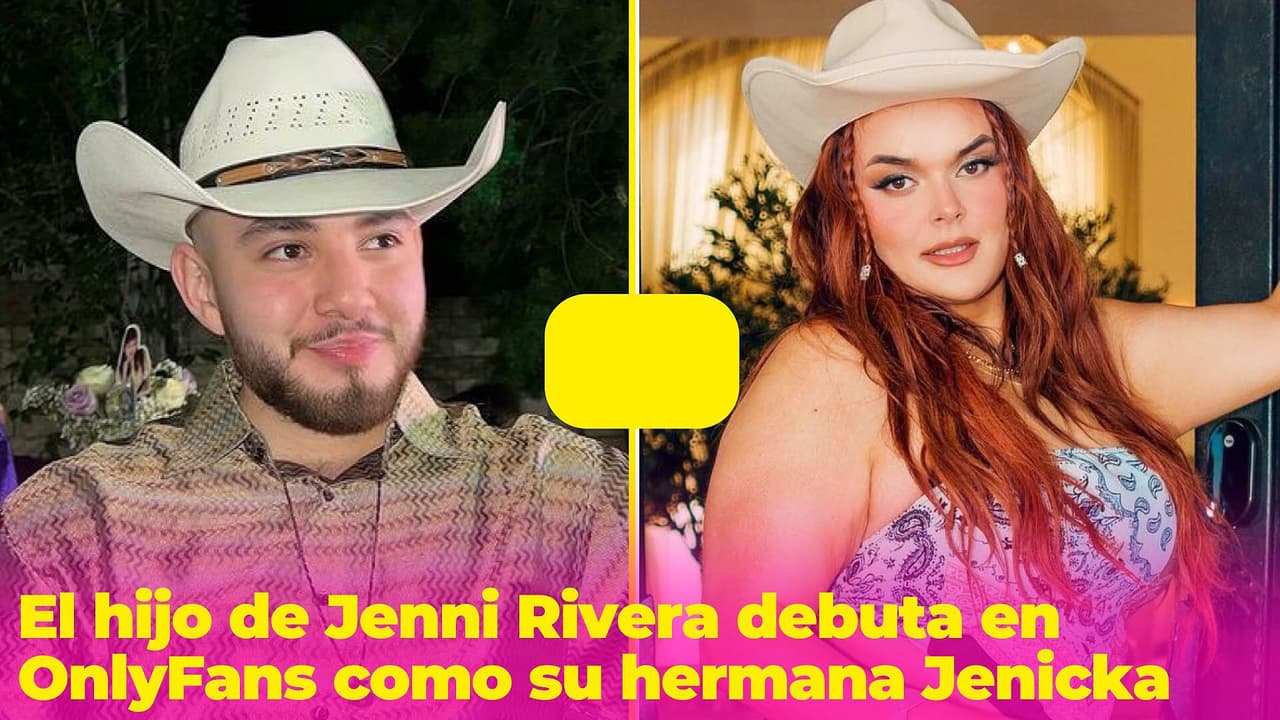 Johnny, el hijo de Jenni Rivera, debuta en OnlyFans como su hermana Jenicka y gana 1000 'likes'
